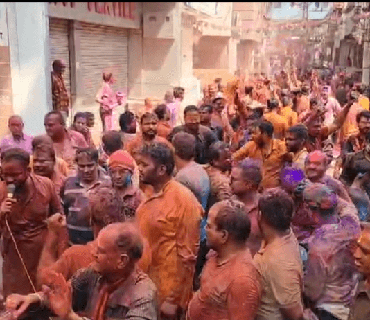 राजनांदगांव: राधा कृष्ण के साथ होली खेलने उमड़ा जनसैलाब…