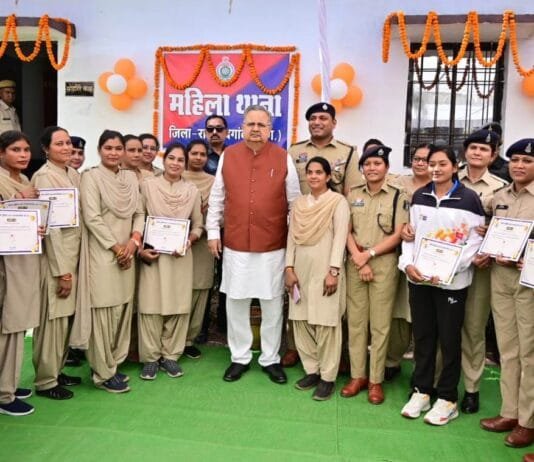 राजनांदगांव : अंतर्राष्ट्रीय महिला दिवस के अवसर पर विधानसभा अध्यक्ष ने महिला पुलिस थाना राजनांदगांव का किया लोकार्पण…