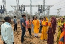 132/33 केवी विद्युत विभाग के निर्माणाधीन सब स्टेशन के निरीक्षण करने पहुंची जिला पंचायत अध्यक्ष किरण रविन्द्र वैष्णव…