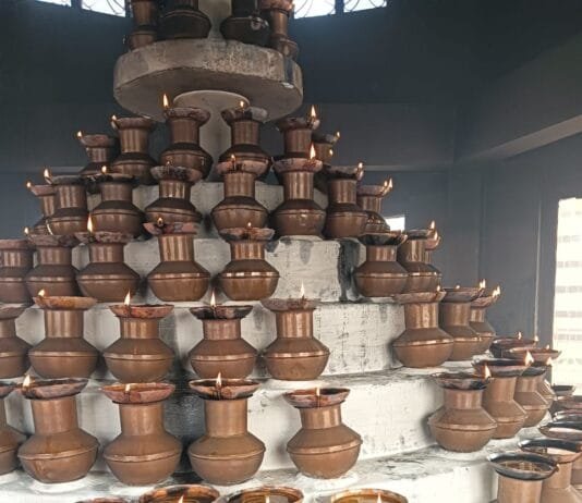 राजनांदगांव : सिंघोला मां भानेश्वरी देवी शक्तिपीठ में 1248 ज्योति कलश प्रज्वलित…