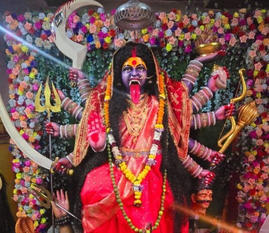 राजनांदगाँव : शक्तिधाम महाकाली मंदिर में जली आस्था की ज्योत…