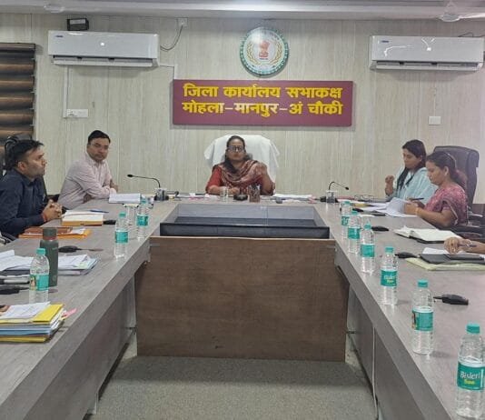 मोहला : कलेक्टर ने समय सीमा की बैठक में लंबित प्रकरणों की समीक्षा की…