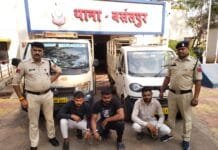 राजनांदगांव : मवेशी चोरी करने वाले आरोपीगणो को पुलिस ने किया गिरफ्तार…