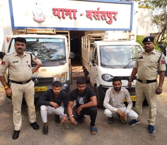 राजनांदगांव : मवेशी चोरी करने वाले आरोपीगणो को पुलिस ने किया गिरफ्तार…
