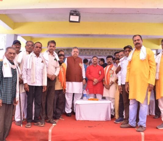 राजनांदगांव : विधानसभा अध्यक्ष डॉ.रमन सिंह ग्राम सुरगी में मां कर्मा जयंती एवं लोकार्पण समारोह में हुए शामिल…