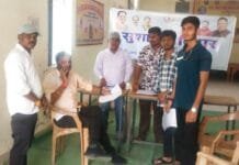 राजनांदगांव : प्रथम चरण में आवेदन जमा करने वार्डों में आयोजित शिविर में वार्डवासी उत्साह से पहुंचे…