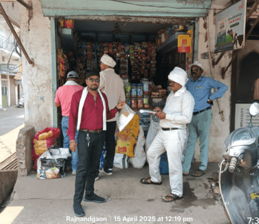 राजनांदगांव : मलमा मण्डप एवं प्रतिबंधित प्लास्टिक के लिये निगम की कार्यवाही…