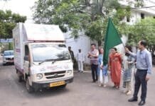 राजनांदगांव : कलेक्टर ने पोषण पखवाड़ा रथ को हरी झंडी दिखाकर किया रवाना…