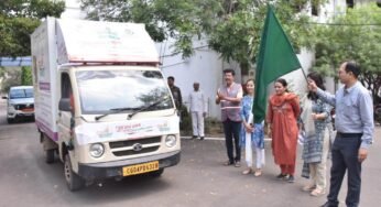 राजनांदगांव : कलेक्टर ने पोषण पखवाड़ा रथ को हरी झंडी दिखाकर किया रवाना…