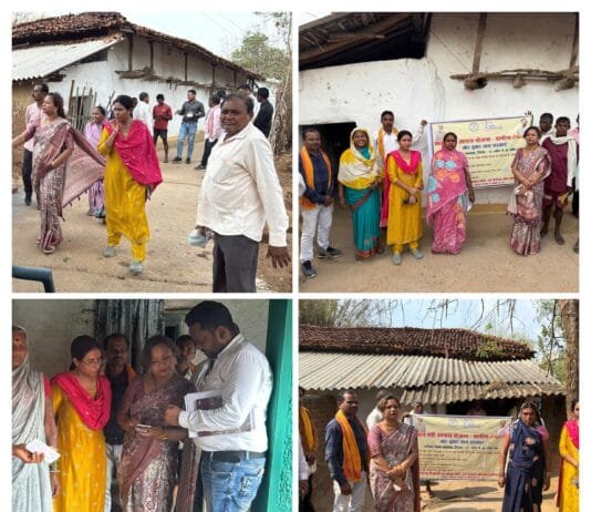 मोहला : मोर दुआर, साय सरकार अभियान अंतर्गत प्रधानमंत्री आवास योजना का लाभ दिलाने स्थानीय जनप्रतिनिधियों ने ग्रामीण क्षेत्रों का किया भ्रमण…