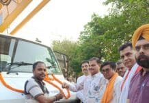 राजनांदगांव : महापौर ने नए टॉवर लोडर का पूजा कर चालक को सौंपी चाबी…
