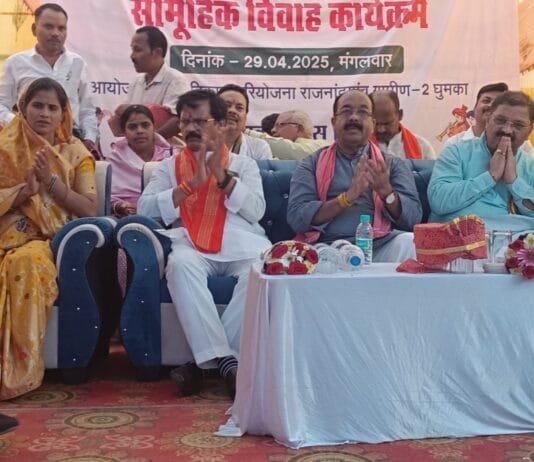 राजनांदगांव : नवीन नगर पंचायत घुमका में डेढ़ सौ करोड़ के विकास कार्यों का भूमिपूजन…