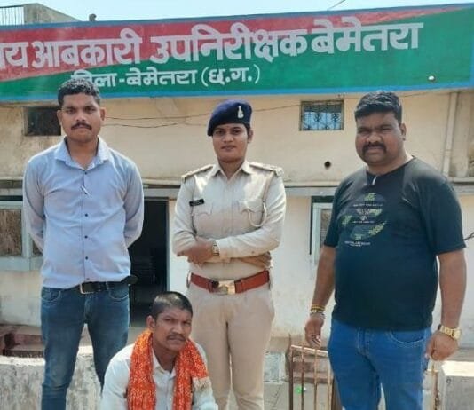 रायपुर : नकली होलोग्राम वाली शराब पकड़ा गया, आरोपी गिरफ्तार…