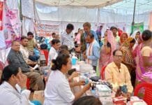 राजनांदगांव : समाधान शिविर विचारपुर नवागांव में 130 लोगों की हुई स्वास्थ्य जांच…