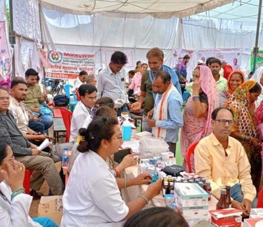 राजनांदगांव : समाधान शिविर विचारपुर नवागांव में 130 लोगों की हुई स्वास्थ्य जांच…