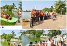 राजनांदगांव : रानीसागर में बाढ़ व आपदा से बचाव एवं मॉकड्रिल का हुआ आयोजन…