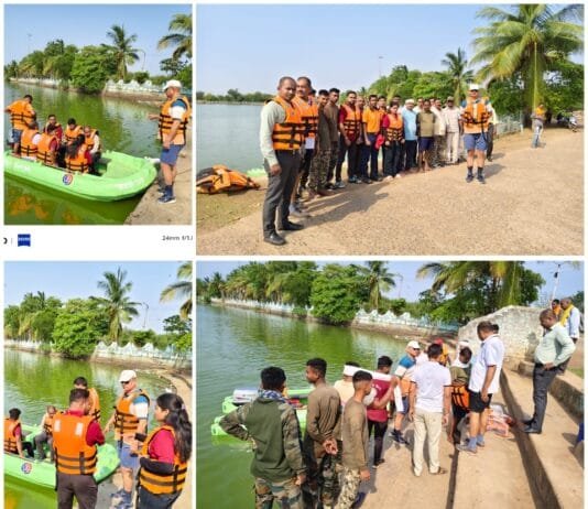 राजनांदगांव : रानीसागर में बाढ़ व आपदा से बचाव एवं मॉकड्रिल का हुआ आयोजन…