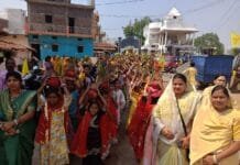 राजनांदगांव : प्रदेश स्तरीय मां भानेश्वरी देवी जयंती महोत्सव पर भव्य कलश यात्रा निकाली गई…