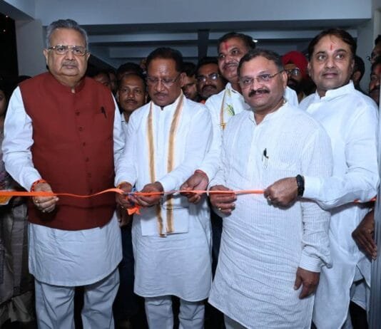 राजनांदगांव: मुख्यमंत्री विष्णु देव साय ने शासकीय क्षेत्रीय मुद्रणालय के नवीन भवन का किया लोकार्पण…