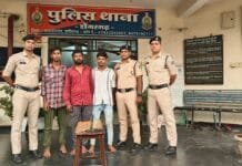 राजनांदगांव: चाकूबाजी कर गंभीर चोंट पंहूचाने वाले 03 आरोपी गिरफ्तार,मोटर सायकल तेज चलाने से मना करनेे पर हुआ था विवाद…