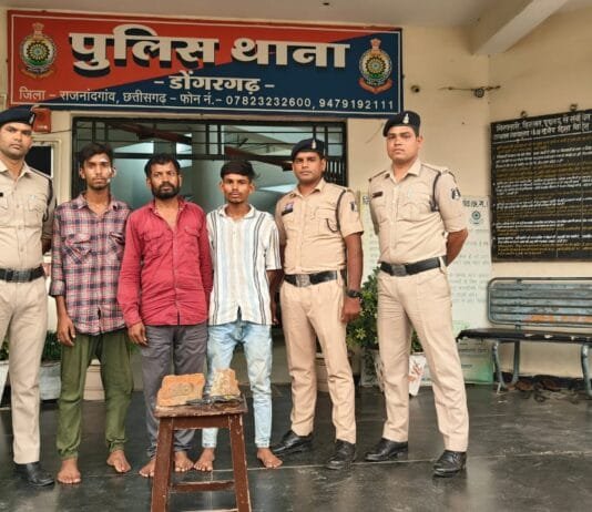 राजनांदगांव: चाकूबाजी कर गंभीर चोंट पंहूचाने वाले 03 आरोपी गिरफ्तार,मोटर सायकल तेज चलाने से मना करनेे पर हुआ था विवाद…