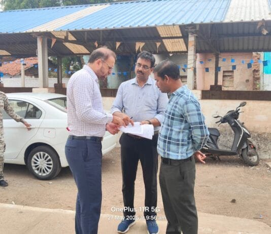 राजनांदगांव : कलेक्टर डाॅ.सर्वेश्वर नरेन्द्र भुरे आज नालंदा परिसर निर्माण स्थल का जायजा लेकर निर्माण कार्य चालू करने ड्राईंग डिजाईन देने अधिकारियों को दिये निर्देश…