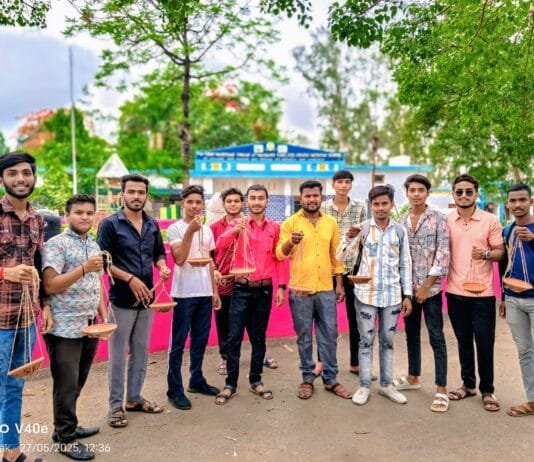 अभाविप इकाई, नवापारा ने चलाया “हमर चिरई, हमर चिन्हारी” के तहत सकोरा अभियान…