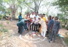 राजनांदगांव : मोहड़ मटियाखार में डब्लू.एम.एम. रोड निर्माण के लिये महापौर ने किया भूमि पूजन…