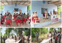 राजनांदगांव: आपातकालीन सेवाएं जिला राजनांदगांव की टीम द्वारा अग्नि सुरक्षा उपकरणों की दी गई जानकारी…