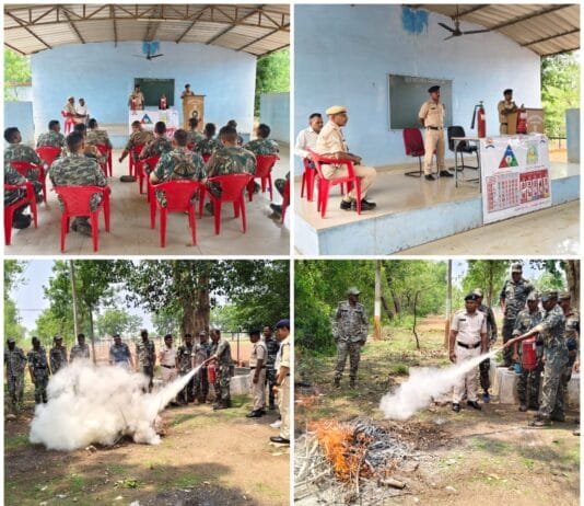 राजनांदगांव: आपातकालीन सेवाएं जिला राजनांदगांव की टीम द्वारा अग्नि सुरक्षा उपकरणों की दी गई जानकारी…