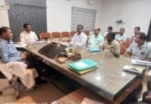 राजनांदगांव : महापौर यादव ने ली विद्युत मण्डल के अधिकारियो की बैठक…