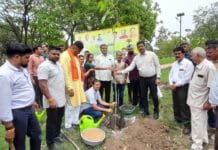 राजनांदगांव : विश्व पर्यावरण दिवस के अवसर पर नगर निगम द्वारा आनंद वाटिका में वृक्षारोपण…