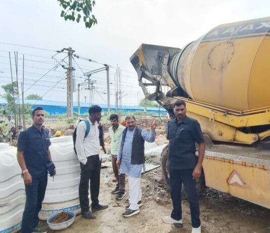 राजनांदगांव : सांसद संतोष पांडे ने अंडर ब्रिज निर्माण कार्य का किया निरीक्षण…
