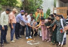 राजनांदगांव : वार्ड नं.45 में रोड और नाली निर्माण के लिए महापौर ने किया भूमिपूजन…