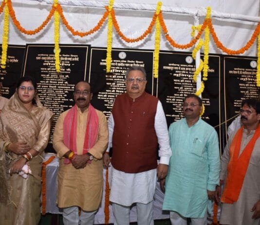 राजनांदगांव : विधानसभा अध्यक्ष ने 39 करोड़ 23 लाख रूपए के 8 विभिन्न विकास कार्यों का किया लोकार्पण एवं भूमिपूजन…