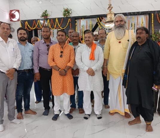 राजनांदगांव : सांसद संतोष पांडे खैरा-रवेली में नवनिर्मित श्री भैरवी शक्ति धाम प्राण प्रतिष्ठा समारोह में शामिल हुए…