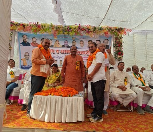 राजनांदगांव : प्रदेश साहू संघ अध्यक्ष टहल साहू ने फीता काटकर किया साहू भवन का लोकार्पण…