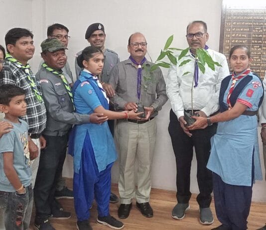 राजनांदगांव: विश्व पर्यावरण दिवस पर स्काउट-गाईड रोवर रेंजरों ने किया पौधरोपण…