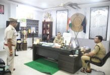 राजनांदगांव : पुलिस महानिरीक्षक राजनांदगांव रेंज अभिषेक शांडिल्य द्वारा पुलिस अधीक्षक कार्यालय एवं थाना का किया वार्षिक निरीक्षण…