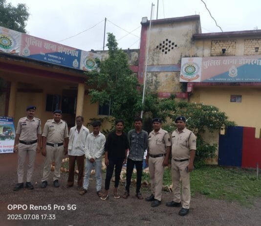 राजनांदगांव : डोंगरगांव शहर शांति व्यवस्था बनाये रखने हेतु अपराधियों पर पुलिस की प्रभावी कार्यवाही…