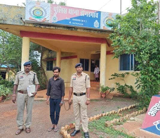 राजनांदगांव : अपने दोस्त के साथ मिलकर नाबालिक लडकी का दुष्कर्म करने वाला फरार आरोपी गिरफ्तार…