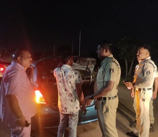 राजनांदगांव : एम.सी.पी. लगाकर जिले भर में चलाया गया वाहन चेकिंग अभियान…