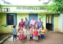 राजनांदगांव : मुस्कुराइए कि आप आंगनबाड़ी केंद्र में हैं,नन्हे बच्चे देश का भविष्य…