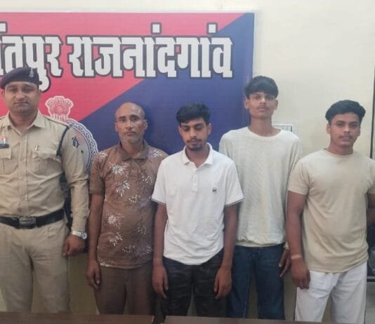 राजनांदगांव : थाना बसंतपुर पुलिस की कार्यवाही…