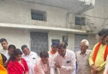 राजनांदगांव : वार्ड नं.38 में 15 लाख रूपये की लागत से नाली व रोड बनाने महापौर ने किया भूमिपूजन…