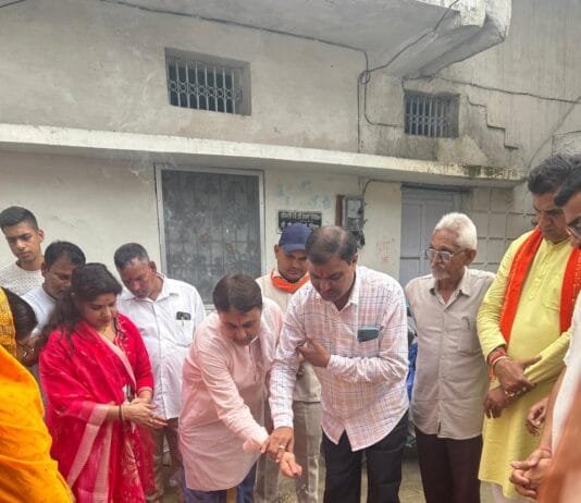 राजनांदगांव : वार्ड नं.38 में 15 लाख रूपये की लागत से नाली व रोड बनाने महापौर ने किया भूमिपूजन…