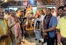 राजनांदगांव: संगठन महामंत्री पवन साय ने सिंघोला महाकाल मंदिर में की पूजा-अर्चना, महाकाल सेना ने किया भव्य स्वागत…