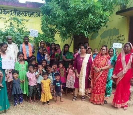 रायपुर : आंगनबाड़ियों में दिख रहा बदलाव…