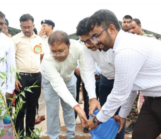 सक्ती : सक्ती जिले में सामूहिक पौधरोपण महाअभियान का हुआ आयोजन…