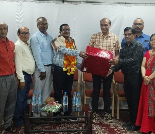 राजनांदगांव : कार्यपालन अभियंता पी0 सी0 साहू के रिटायरमेन्ट पर दी गई विदाई…